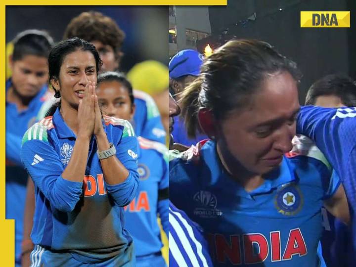 Watch: Jemimah Rodrigues, Harmanpreet Kaur break down in tears after India's his