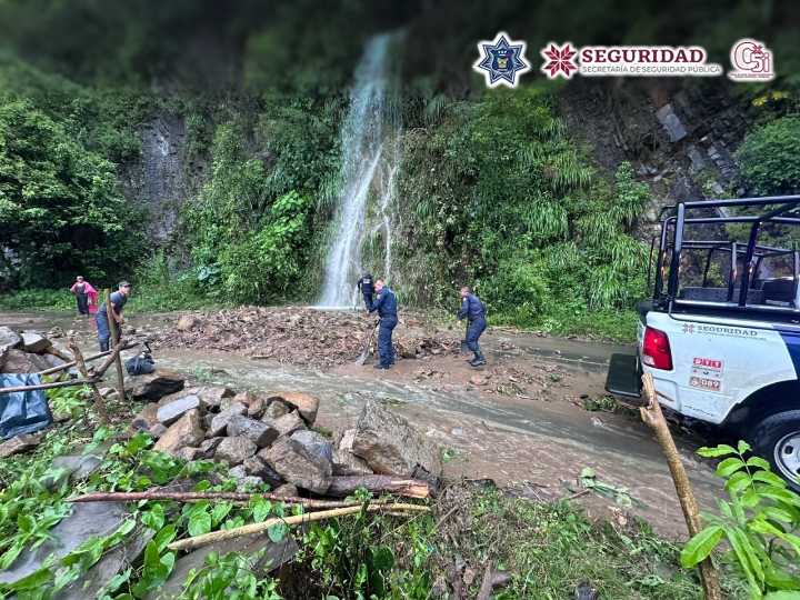 Lluvias causan afectaciones en regiones de Hidalgo