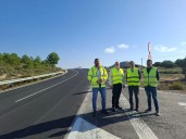 El Gobierno de Castilla-La Mancha mejora la seguridad vial en la CM-412 entre Fuente - Álamo y Montealegre con una inversión superior a 114.000 euros Los trabajos han supuesto la mejora de la adherenc