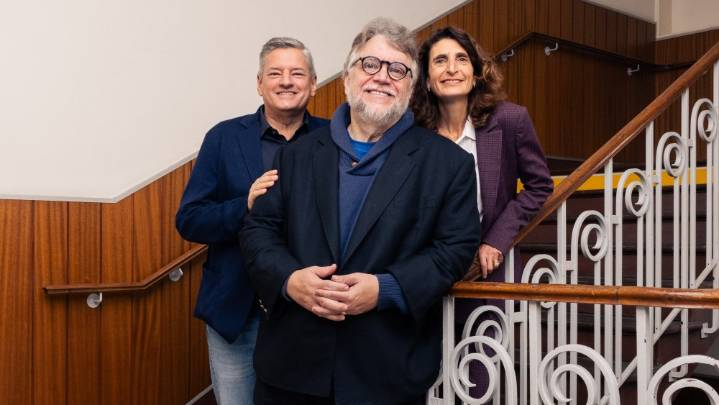 Ted Sarandos and Guillermo del Toro Unveil Stop