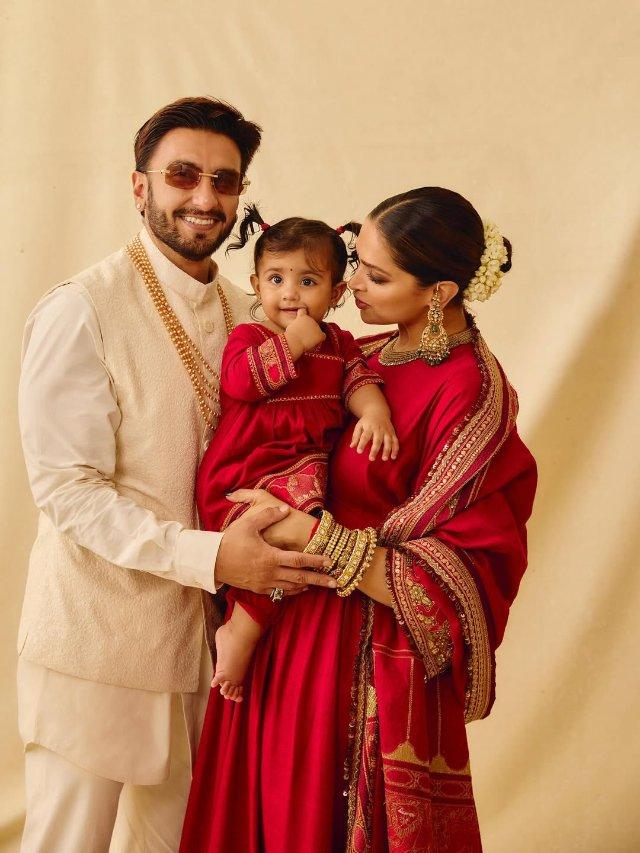 Deepika Padukone and Ranveer Singh share first photos of daughter Dua