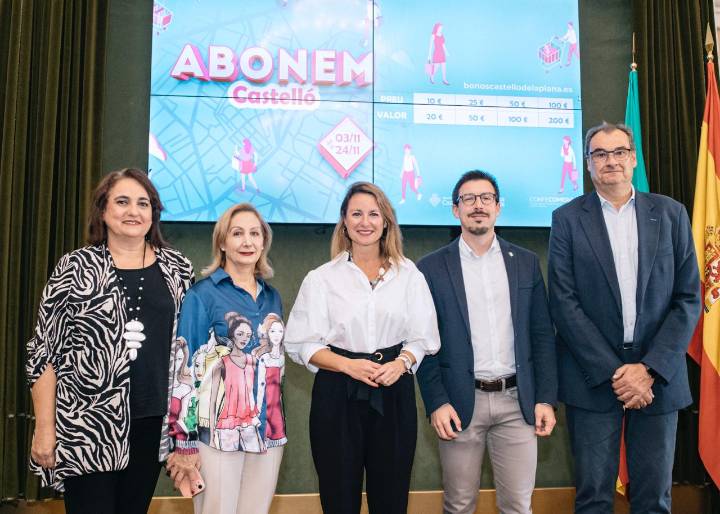 Castellón lanza la mayor campaña de bonos comerciales con 800.000 euros para impulsar el comercio local