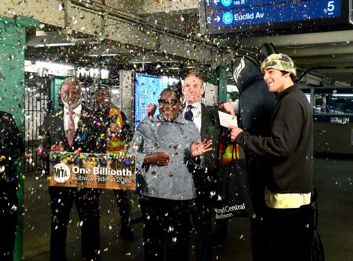 Greenpoint surfer crowned one billionth subway rider of 2025