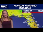 Tampa Weather | Monday morning forecast