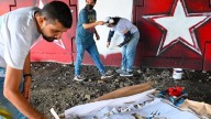 Puente de la Autopista Suroriental volvió a ser pintado por la barra del América y la Alcaldía de Cali: “queremos paz, respeto y amor”