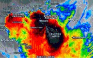 Advierte por la llegada de tormentas de alta intensidad a Entre Ríos: a que hora