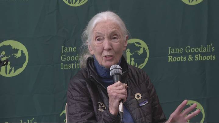 Dr. Jane Goodall visited Oregon students before her death