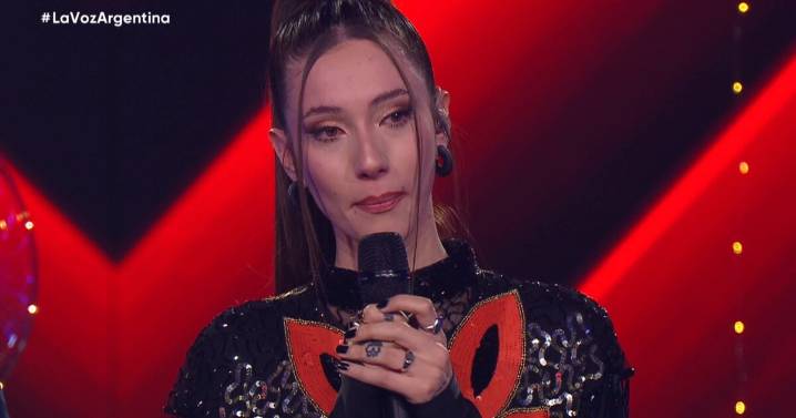 El duro momento de Iara Lombardi en medio de su presentación en La Voz Argentina: "¡Perdón!"