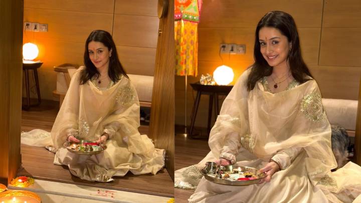 Shraddha Kapoor’s Diwali Look Is All About Soft Glow, Simplicity, And A Hint Of Her Quirky Charm