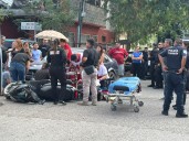 Menor resulta gravemente lesionado en accidente entre automóvil y motocicleta
