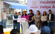 Abigail Sánchez cumple compromiso con vecinas y vecinos de Chalco: entrega la pavimentación de la calle Felipe Ángeles﻿