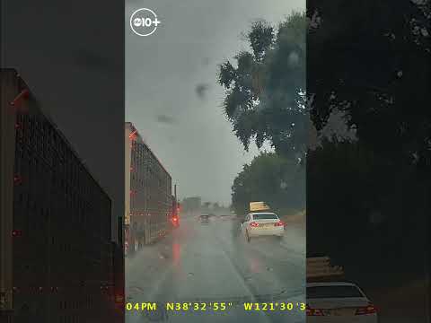 California Weather | Rain seen heading southbound on I-5