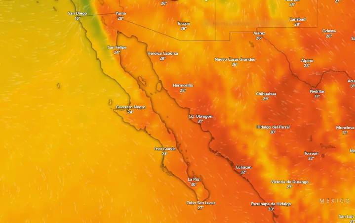 Pronóstico del clima en La Paz y Los Cabos para el martes 14 de octubre ...