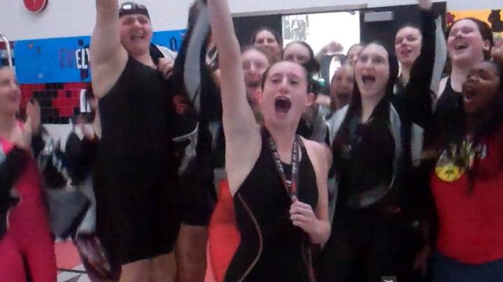 Video highlights of Monroe County Girls Swimming Championships