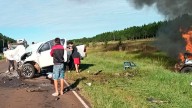 Tragedia en Corrientes: cuatro muertos tras un brutal choque frontal en la Ruta 12