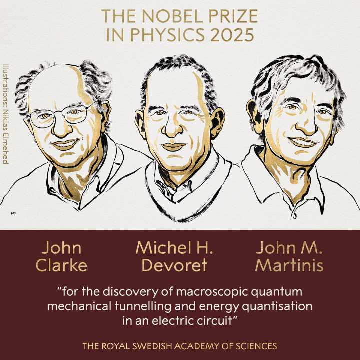 Three Scientists Win Nobel Prize In Physics For Quantum Tunneling Discoveries