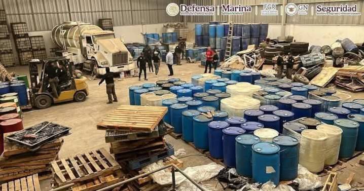 Aseguran dos bodegas para la producción de drogas sintéticas