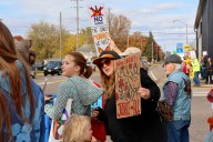 'No Kings' rally in Crosby