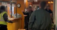 Wild Wetherspoon brawl caught on camera at 'roughhouse' pub'