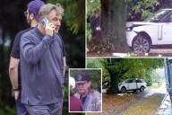 Alec Baldwin crashes Range Rover into tree in the Hamptons