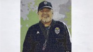 La Plata: vandalizaron un mural de Maradona en la cancha de Gimnasia