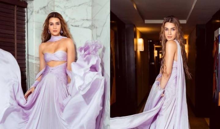 Kriti Sanon’s Lilac glow look is proof that fashion can feel like Poetry