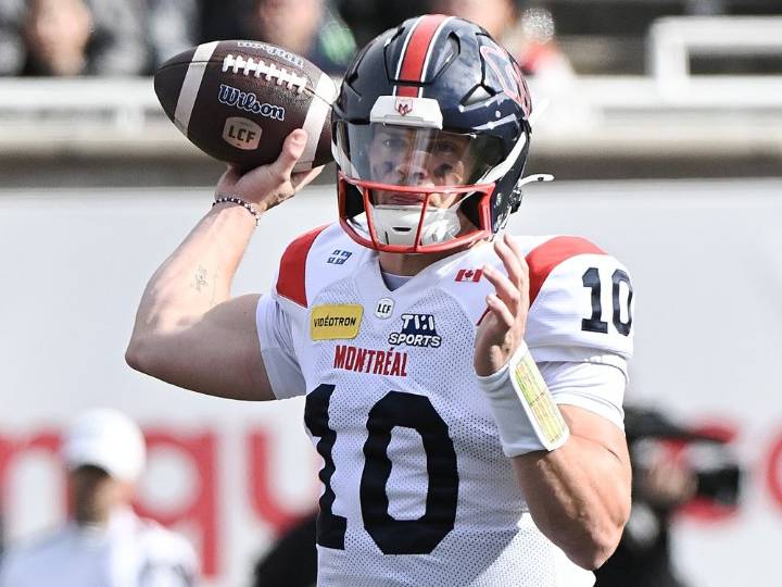Alouettes' playoff hopes rest on the right arm of QB Davis Alexander