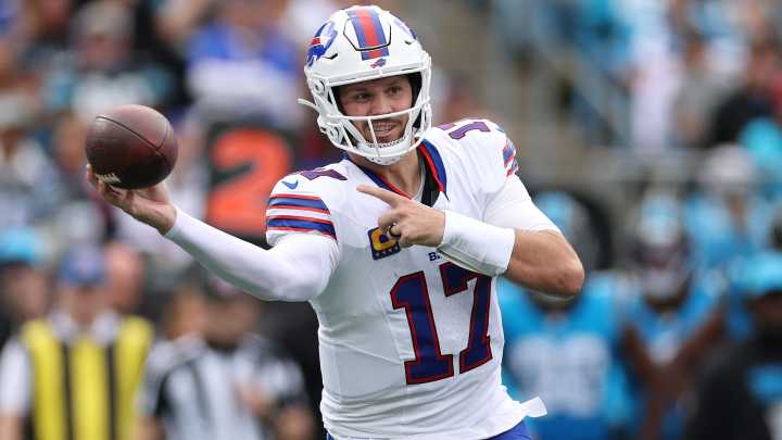 Bills QB Josh Allen's stats against Carolina Panthers