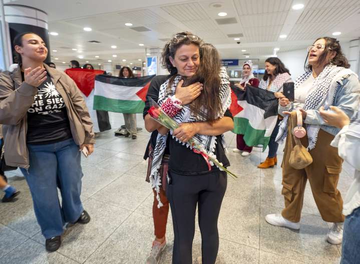 Nimâ Machouf landed in Montreal on Sunday after being detained by Israeli forces
