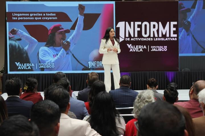 Presentó su primer informe la diputada Valeria Ávila, quien trabajó con colectivos y sindicatos