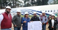 Clara Brugada visita obra de  Utopía en la Magdalena Contreras; tendrá avión biblioteca