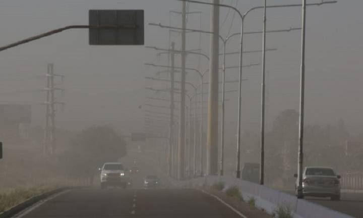 Zonda: clases suspendidas en un departamento de Mendoza por el viento