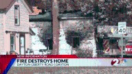 Fire destroys home on Dayton