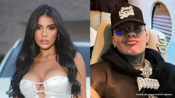 Karina García habla de cómo se lleva actualmente con Blessd