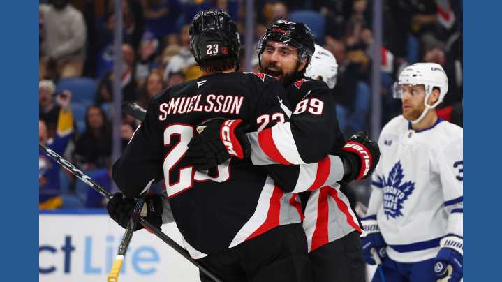 Samuelsson scores twice and Tuch adds short-handed goal in Sabres' 5