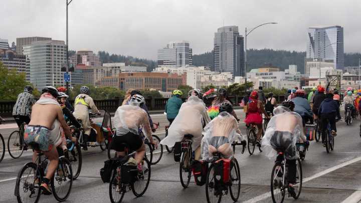 See photos of the Emergency World Naked Bike Ride in…