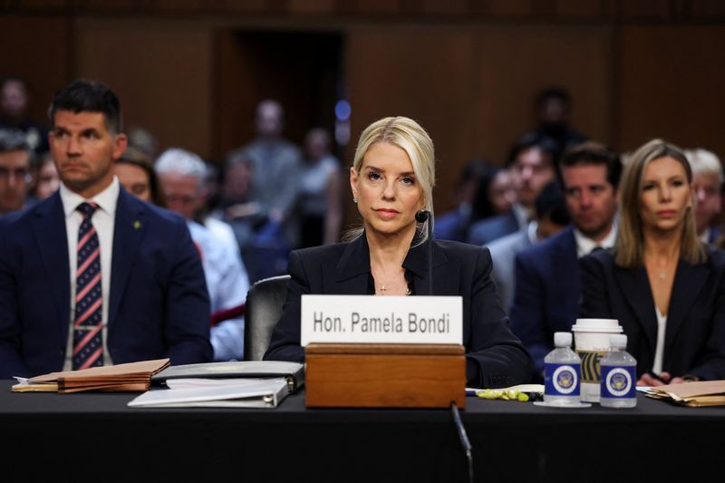 Bondi says DOJ ending 'weaponization of justice' as it pursues Trump critics