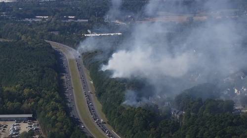 Wake County Sheriff's Office investigating I-540 brush fires as arson
