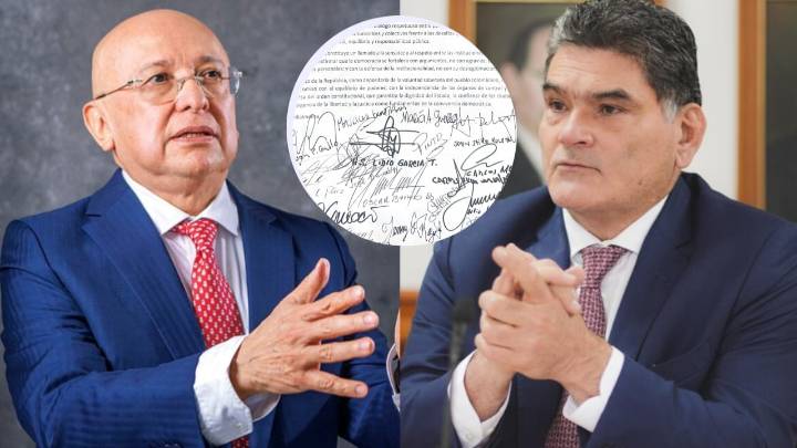 Congresistas firmaron declaración de respaldo a Gregorio Eljach tras señalamientos del ministro de Justicia, Eduardo Montealegre