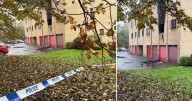 Five in hospital after fire breaks out at Glasgow flats