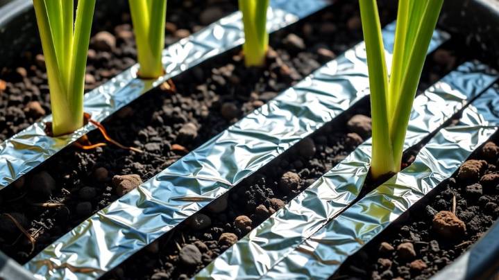 No es por decoración: para qué sirve poner papel aluminio en la tierra de las plantas