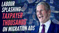 Government Spending £100,000 a Month Advertising Immigration and Defence Policies