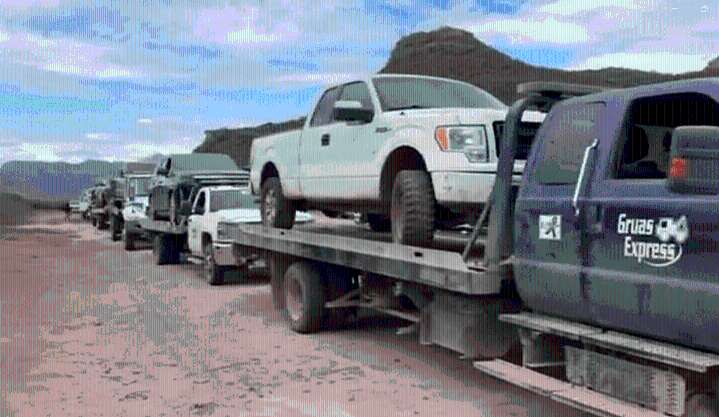 Vehicles stolen in Texas and NM seized from group linked to killing of officers