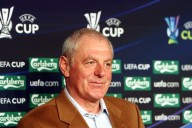 Scottish soccer club Rangers condemns fire damage to statue of storied former coach Walter Smith