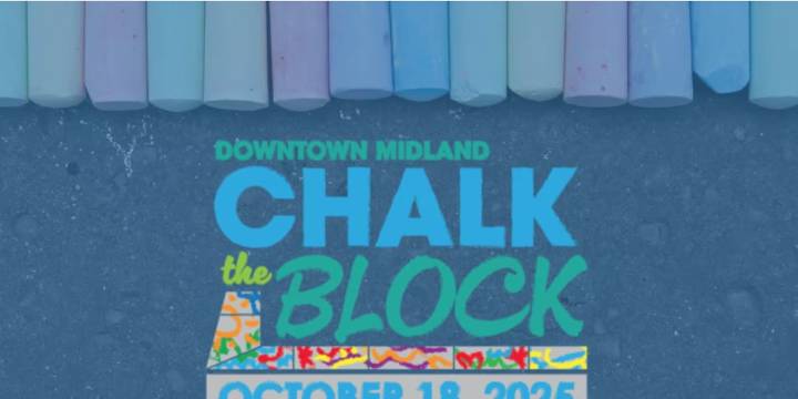El centro de Midland se transforma con la segunda edición anual del evento Chalk the Block.