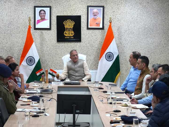 Ladakh LG chairs high-level security review meeting
