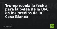 Trump revela la fecha para la pelea de la UFC en los predios de la Casa Blanca