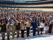 2,100 become new citizens at Dodger Stadium