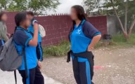 Se pelean adolescentes afuera de escuelas en Monterrey, Pesquería y Allende