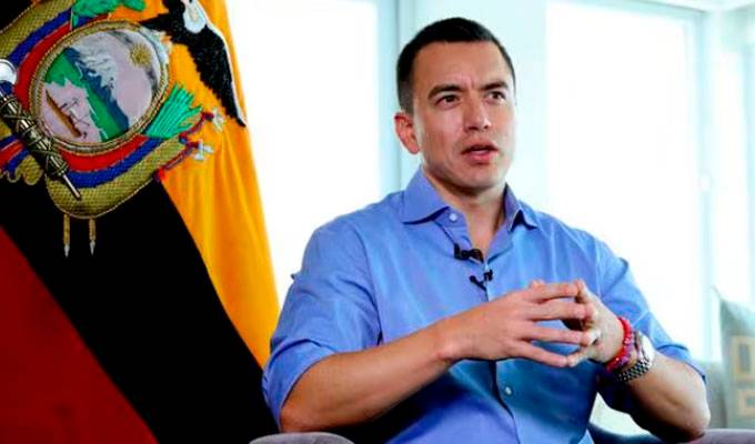 Ecuador: presidente Daniel Noboa denuncia supuesto intento de envenenarlo con sustancias tóxicas